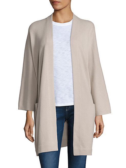 Vince - Cashmere Open-Front Blanket Coat