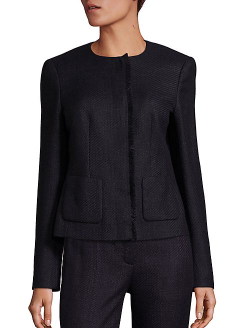 Escada - Tweed & Jersey Jacket