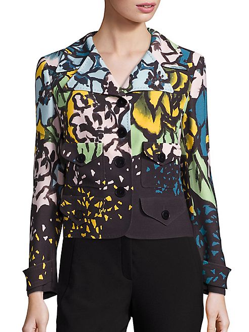 Escada - Floral Print Jacket