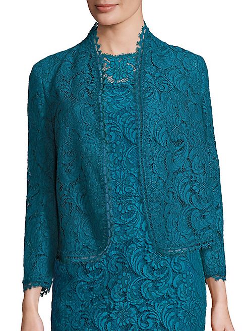 Escada - Lace Open Front Jacket