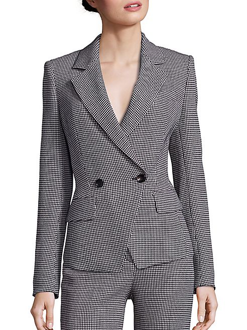 Escada - Diamond Pique Double-Breasted Jacket