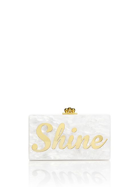 Edie Parker - Jean Shine Acrylic Clutch