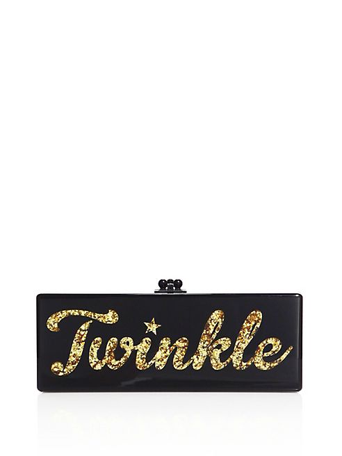 Edie Parker - Flavia Twinkle Acrylic Clutch