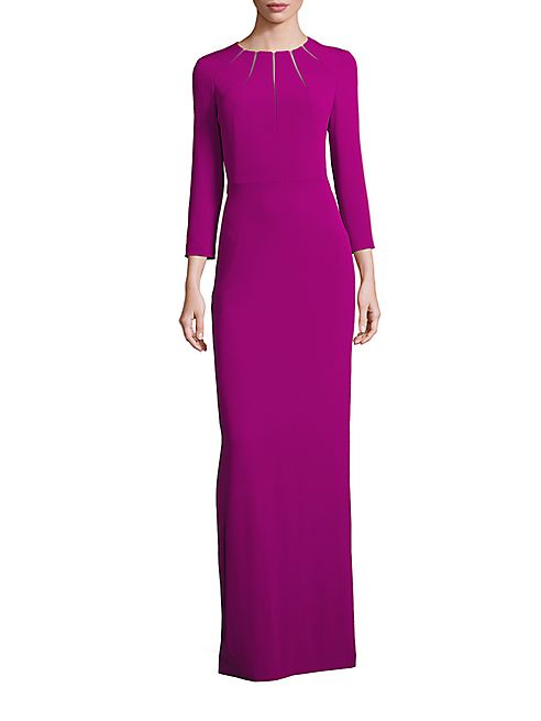 Escada - Illlusion Neckline Gown