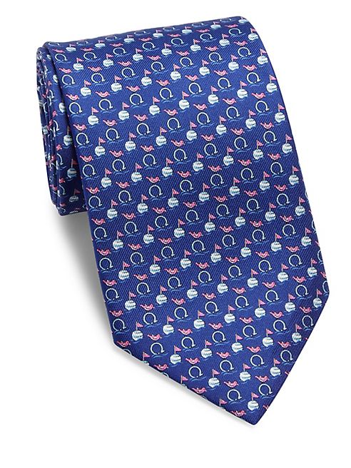 Salvatore Ferragamo - Gancini Print Tie