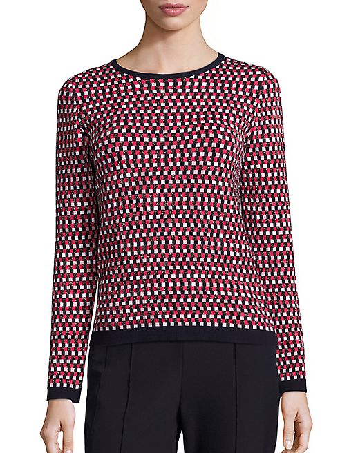 Escada - Check Jacquard Sweater