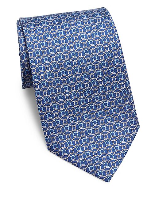 Salvatore Ferragamo - Gancini Rope Silk Tie