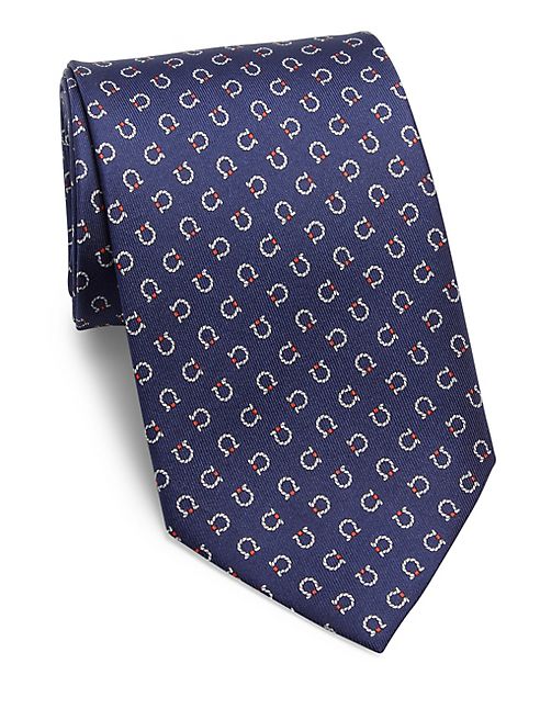 Salvatore Ferragamo - Textured Silk Tie