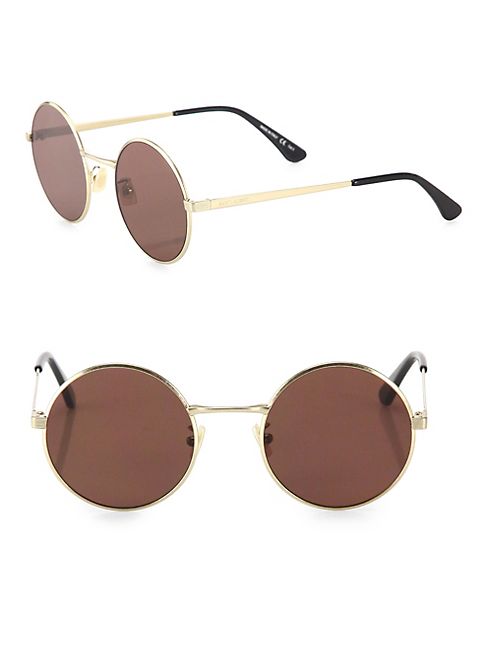 Saint Laurent - SL 136 Zero 52MM Round Sunglasses