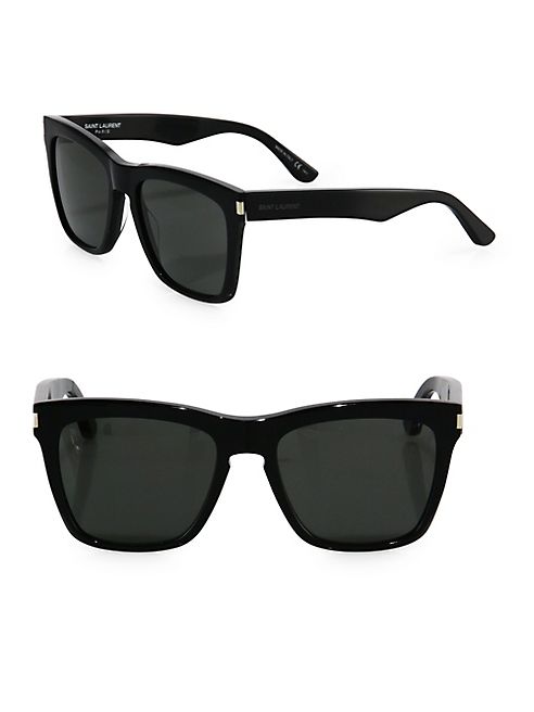 Saint Laurent - SL 137 Devon 55MM Square Sunglasses