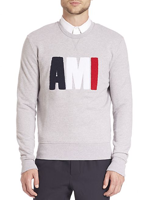 AMI - Long Sleeve Crewneck Sweatshirt