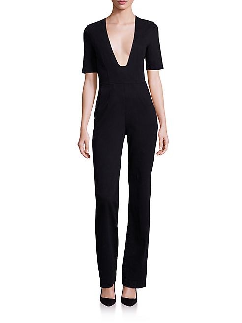 3x1 - Deep V-Neck Jumpsuit