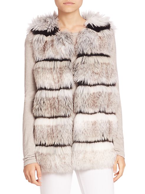 Calypso St. Barth - Merveille Faux Fur Vest