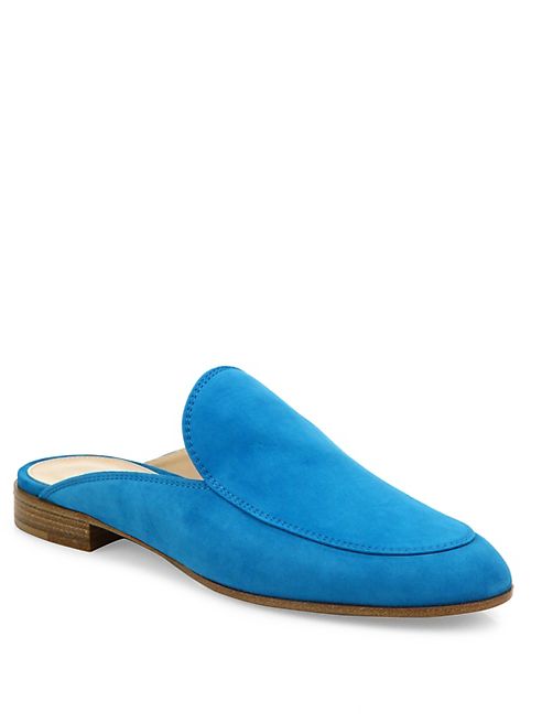 Gianvito Rossi - Suede Loafer Slides