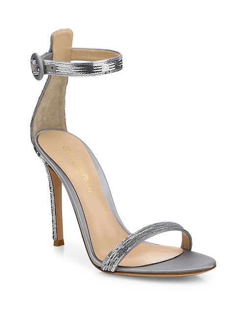 Gianvito Rossi - Sequin Ankle-Strap Sandals