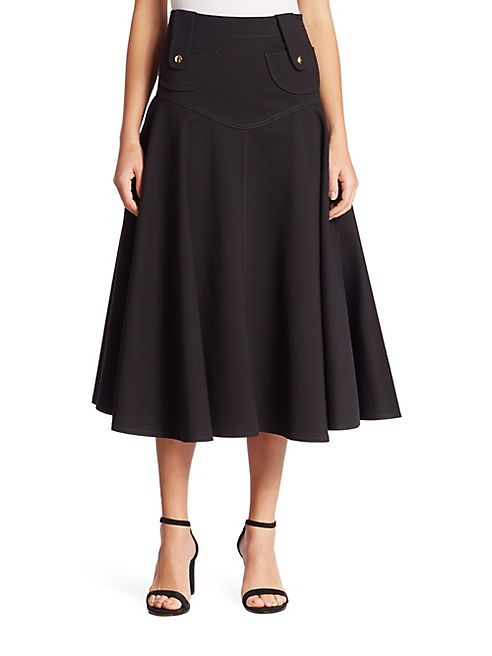 Derek Lam - Flared Midi Skirt