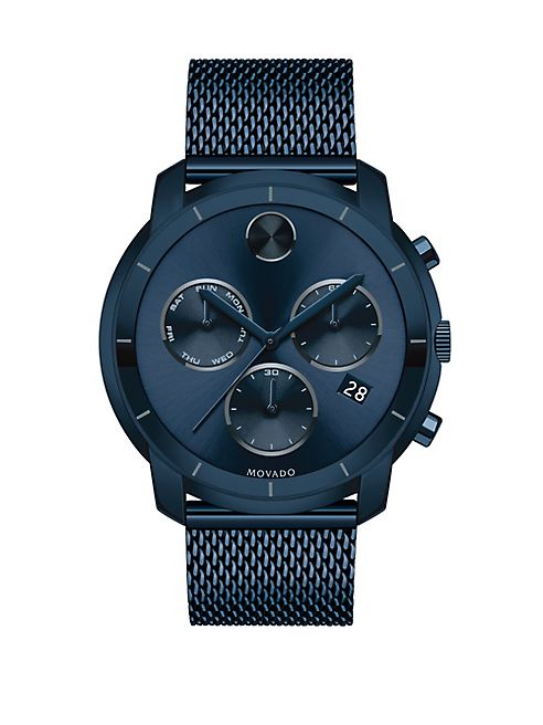 Movado - Ionic Plated Steel Chronograph Watch