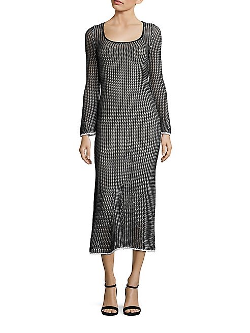 Derek Lam - Long Sleeve Flare Dress