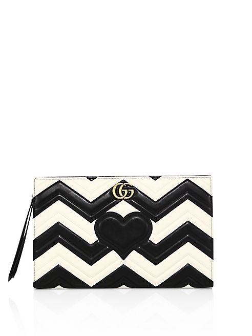 Gucci - GG Marmont Matelassé Leather Clutch