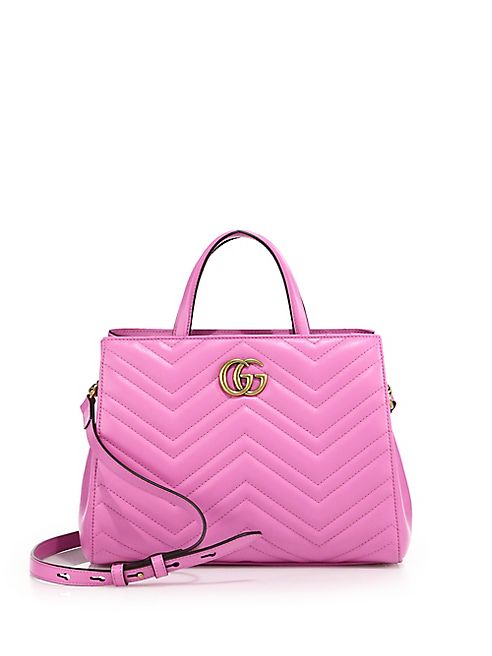 Gucci - GG Marmont Matelassé Leather Top-Handle Tote