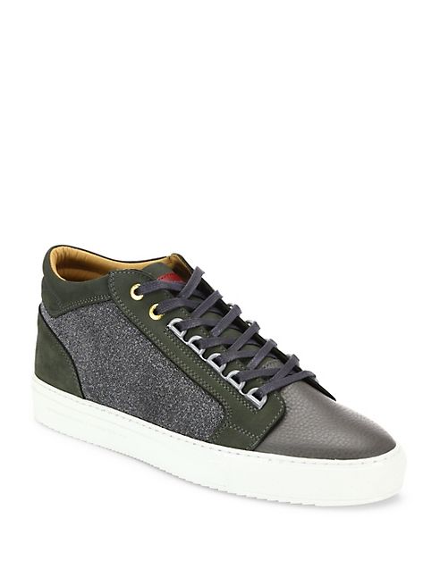 ANDROID HOMME - Leather Blend Sneakers