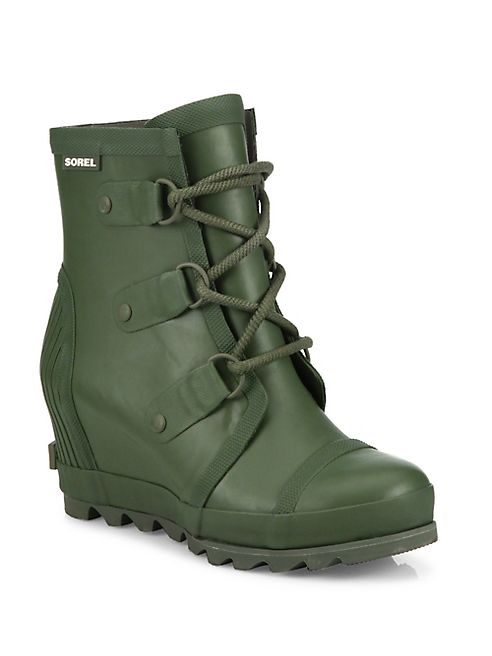 Sorel - Joan Short Wedge Rain Boots