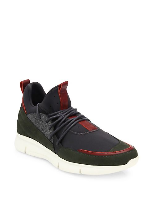 ANDROID HOMME - Multi-tonal Leather Blend Sneakers