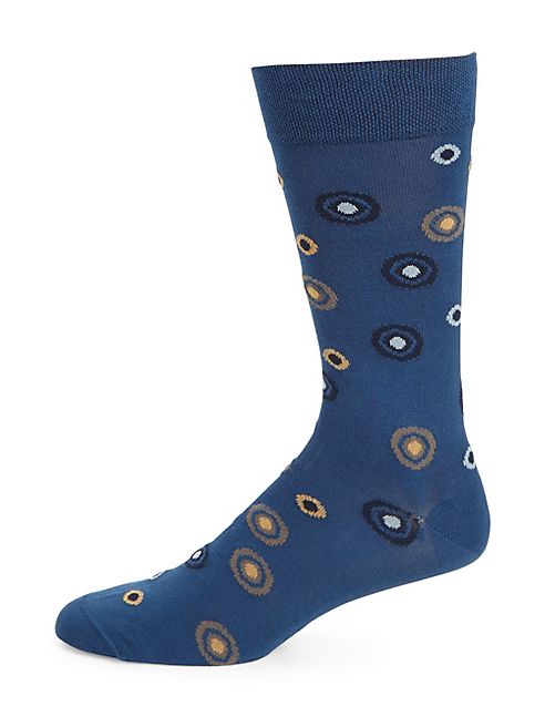 Marcoliani - Patterned Crew Socks