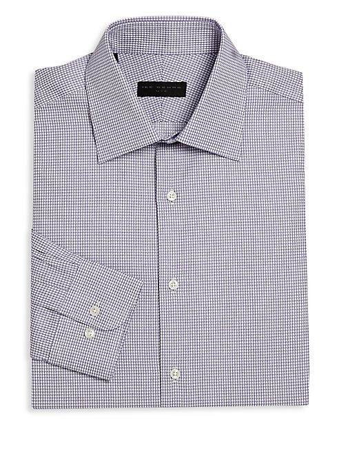 Ike Behar - Regular-Fit Checked Dress Shirt