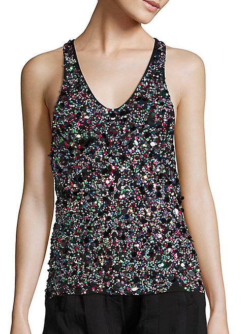 Haider Ackermann - Embellished Racerback Tank