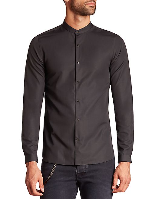 The Kooples - Solid Cotton Shirt