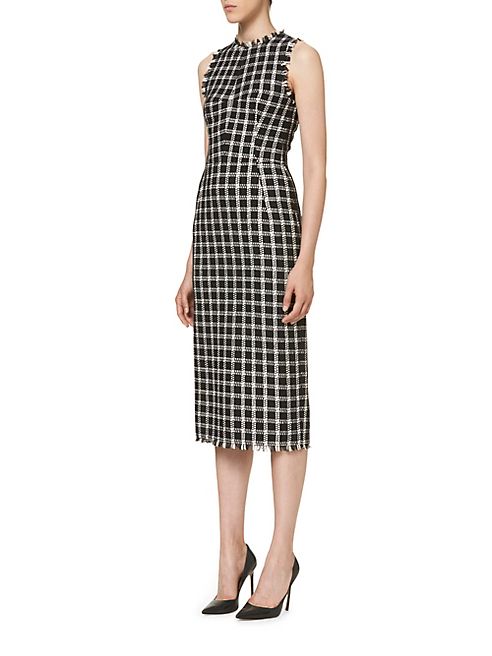 Carolina Herrera - Sleeveless Tweed Dress