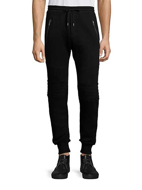 The Kooples - Quilted Panel Sweatpants