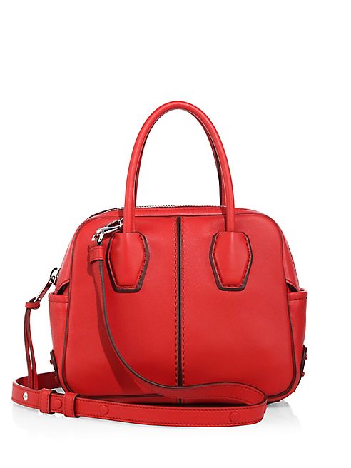 Tod's - Miky Mini Leather Bauletto Bag