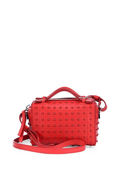 Tod's - Diodon Leather Studded Micro Crossbody Bag