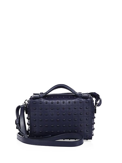 Tod's - Diodon Studded Leather Micro Crossbody Bag