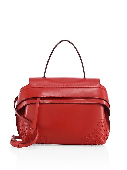 Tod's - Wave Small Leather Satchel