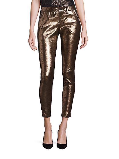 RtA - Lucy Metallic Leather Pants