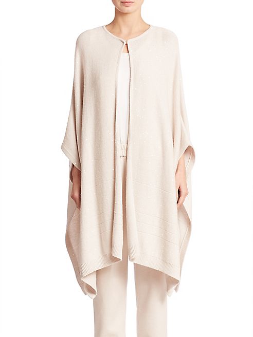 Brunello Cucinelli - Cashmere-Silk Paillette Knit Cardigan