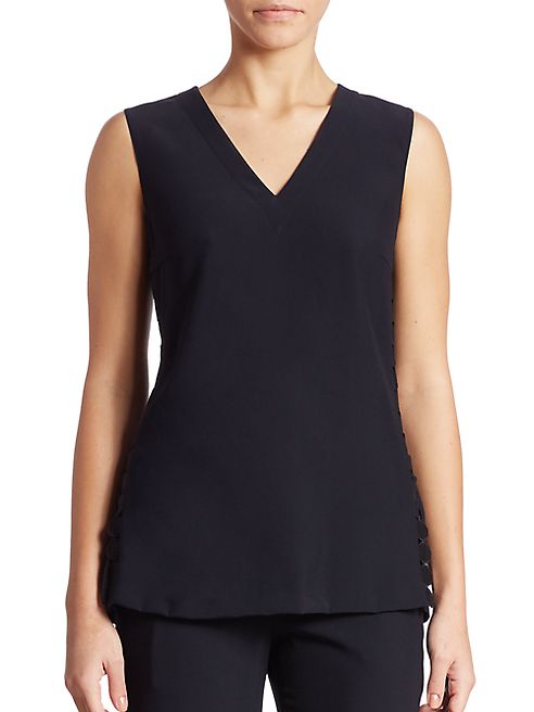 Akris punto - Sleeveless Dot Top