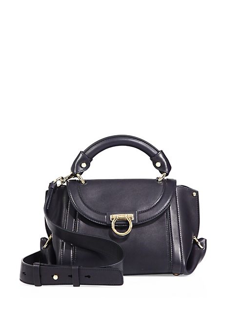 Salvatore Ferragamo - Soft Sofia Small Leather Top Handle Bag