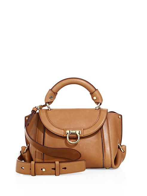 Salvatore Ferragamo - Soft Sofia Small Leather Top Handle Bag