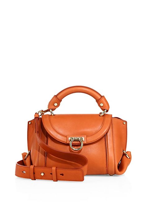 Salvatore Ferragamo - Soft Sofia Small Leather Top Handle Bag