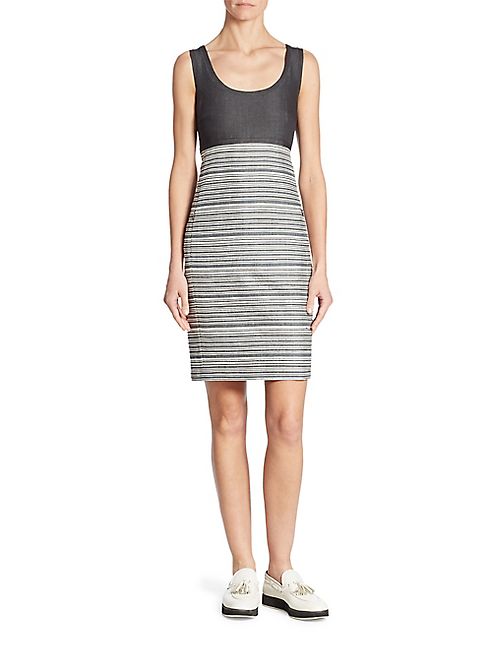 Akris punto - Sleeveless Striped Dress