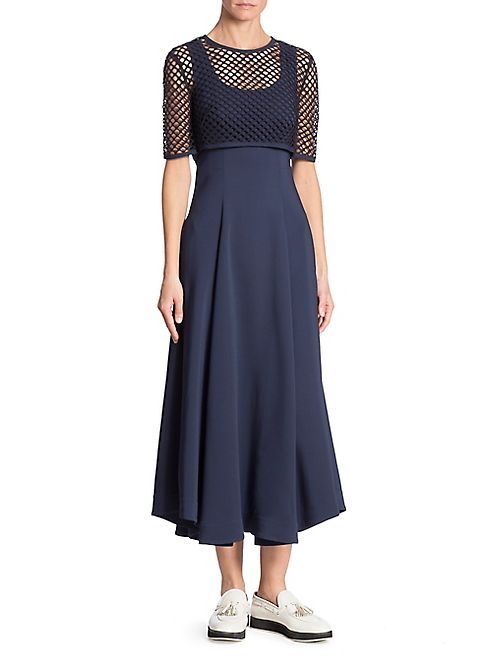 Akris punto - Maxi Dress with Coverup