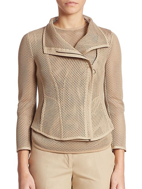 Akris punto - Mesh Zip Up Jacket