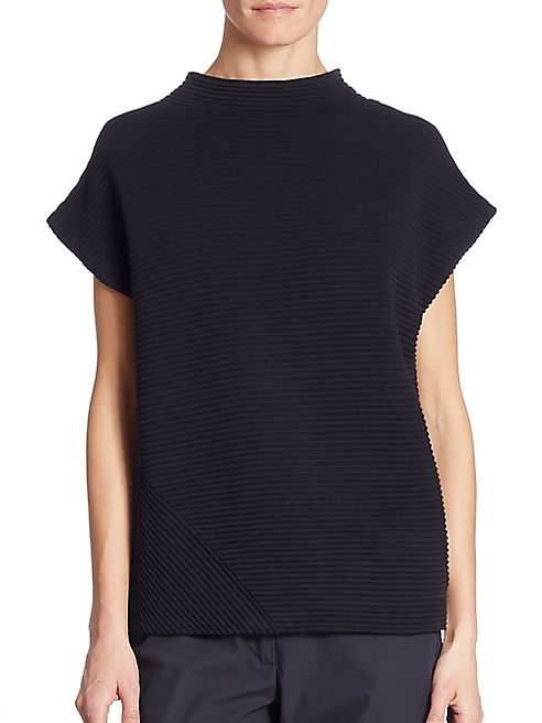 Akris punto - Mockneck Ribbed Pullover