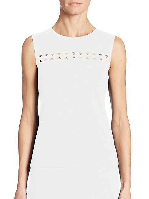 Akris punto - Sleeveless Lace Top