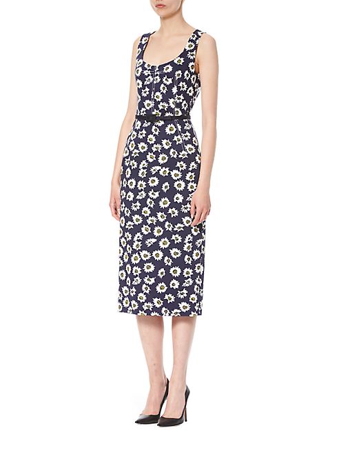 Carolina Herrera - Sleeveless Printed Dress