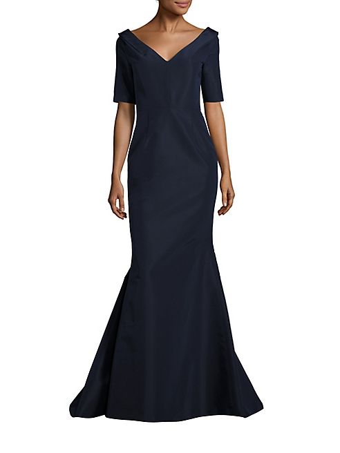 Carolina Herrera - Portrait Neckline Gown